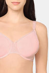 Wacoal Single Layered Wired Full Coverage Minimiser Bra - Crystal Pink — thumbnail 4